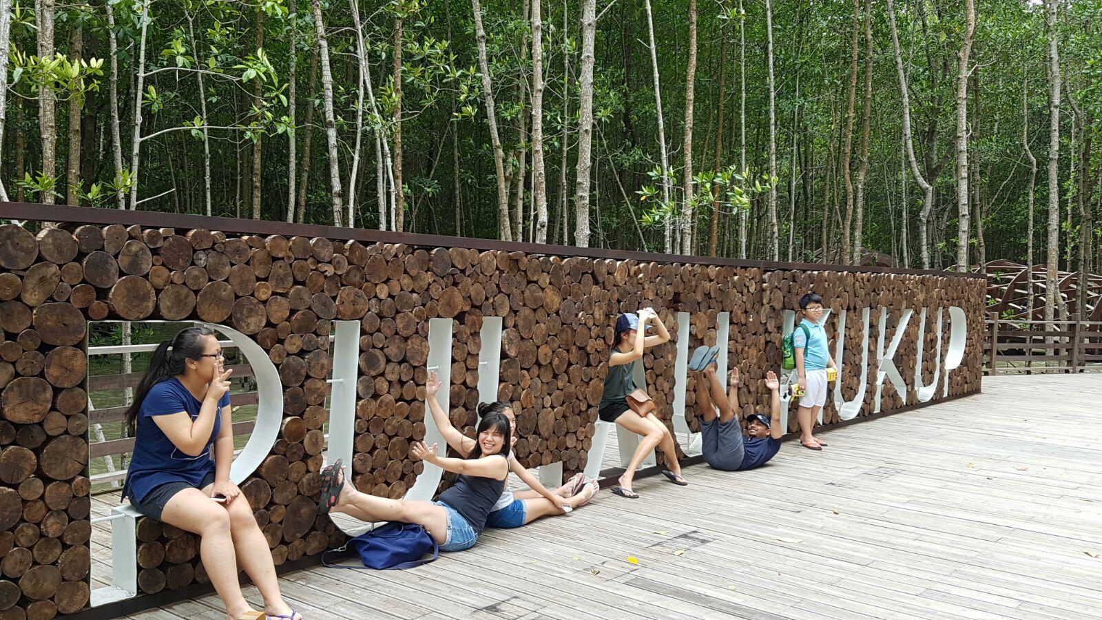 Group holiday in Kukup, Malaysia