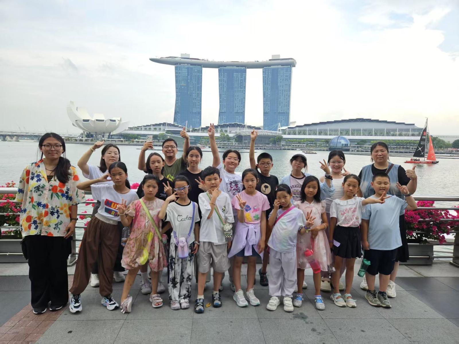 Zhangjiakou students visiting Singapore in 2025